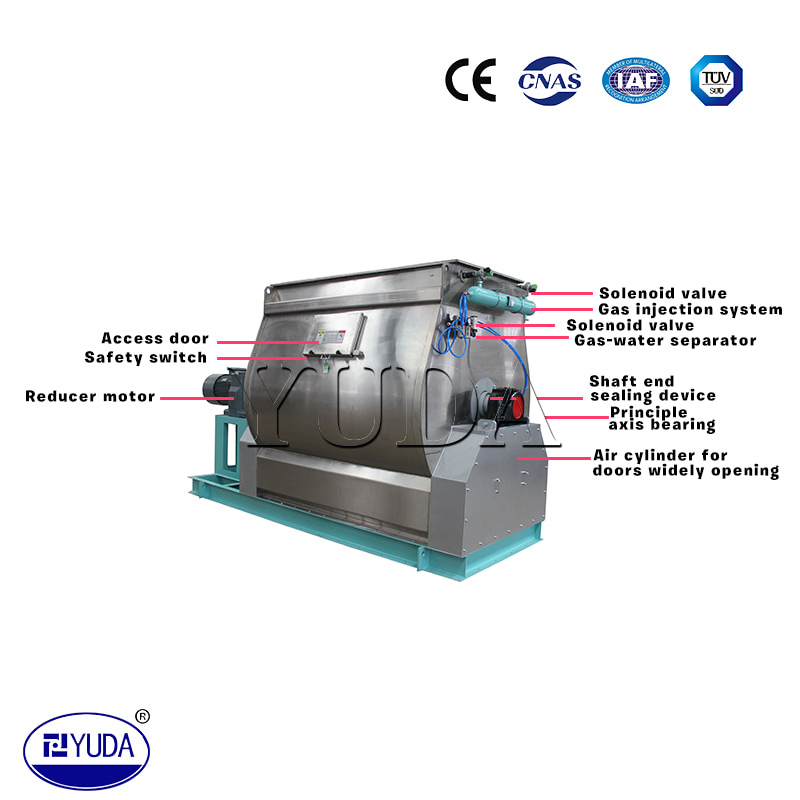 SDHJ Series Feed Single-Shaft Paddle Mixer